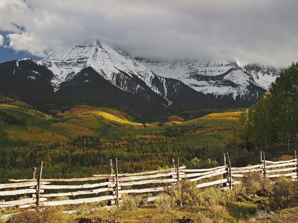 Mount Sneffels Range at Sunset, Colorado